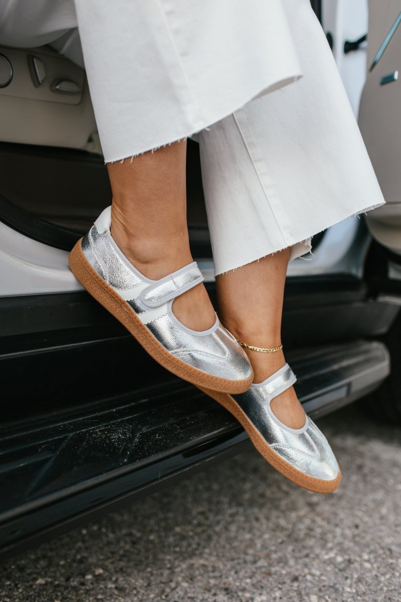 Corky's Silver Calm Down Sneakers - Macoma Boutique301 Sneakers