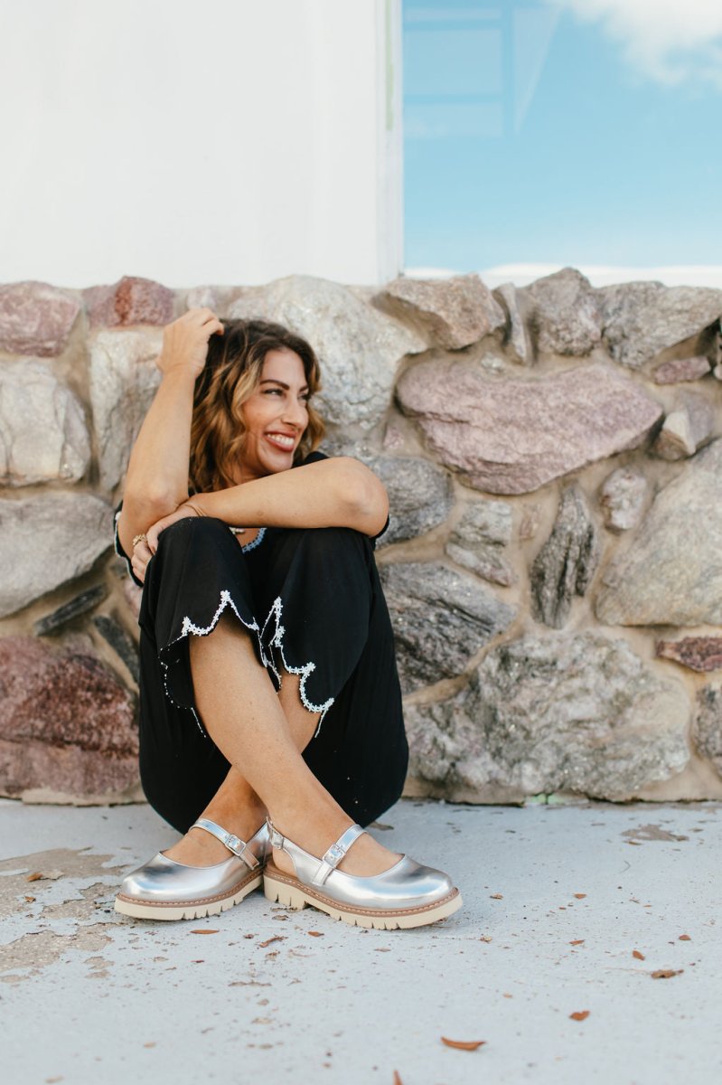 Corky's Silver Mirror Metallic If You Say So Shoes - Macoma Boutique305 Flats