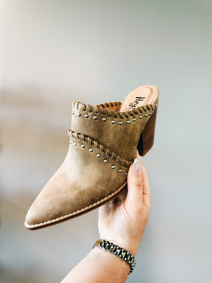 Corky's Tan Blame The Bar Heels - Macoma Boutique302 Wedges & Heels