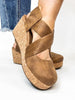 Corky's Tan Case Closed Shoes - Macoma Boutique302 Wedges & Heels
