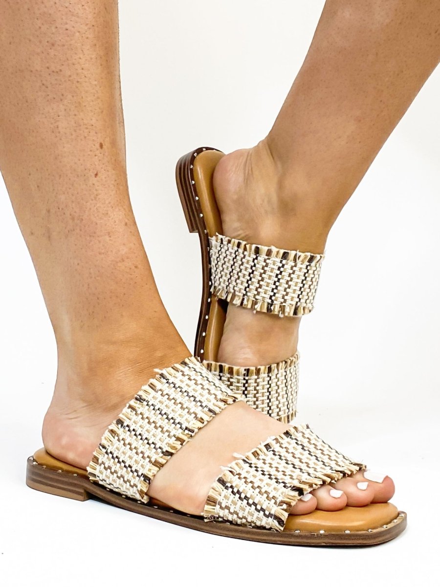 Corky's Tan Combo Afrayed of What Sandals FINAL SALE - Macoma Boutique304 Sandals