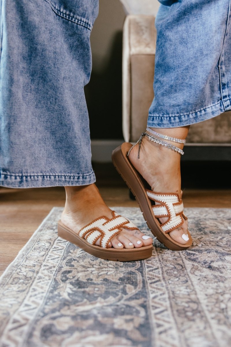 Corky's Tan Combo On The Edge Sandals - Macoma Boutique304 Sandals