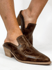 Corky's Tan Crackle Saloon Shoes - Macoma Boutique303 Mules & Boots