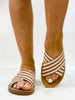 Corky's Tan Natural Stripe Dig It Sandals - FINAL SALE - Macoma Boutique304 Sandals