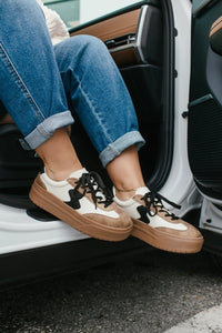 Corky's Tan Pop Off Sneakers