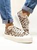 Corky's Tan Sparkle Leopard Take the Lead Shoes FINAL SALE - Macoma Boutique301 Sneakers