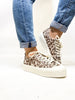 Corky's Tan Sparkle Leopard Take the Lead Shoes FINAL SALE - Macoma Boutique301 Sneakers