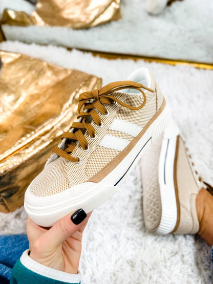 Corky's Tan That's Her Sneakers - Macoma Boutique301 Sneakers