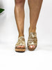 Corky's Tan Washed Denim Rhinestone Neon Moon Sandals - Macoma Boutique302 Wedges & Heels
