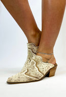 Corkys Tan Washed Denim Tex Mex Boots - Macoma Boutique303 Mules & Boots