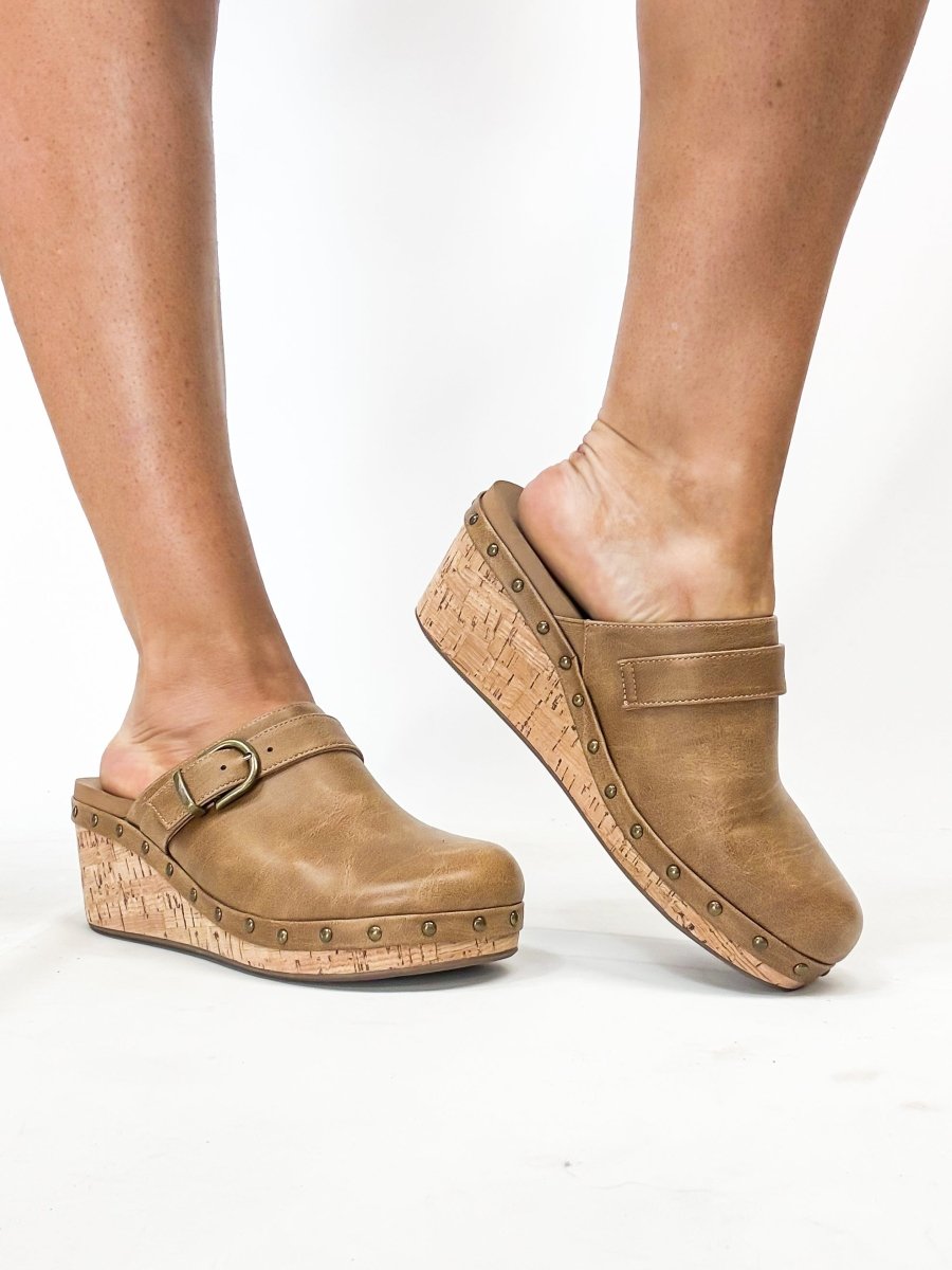 Corky's Tan Who Knew Wedges - Macoma Boutique302 Wedges & Heels