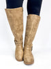 Corky's Taupe Hay Bale Wide Calf Friendly Boots - Macoma Boutique303 Mules & Boots