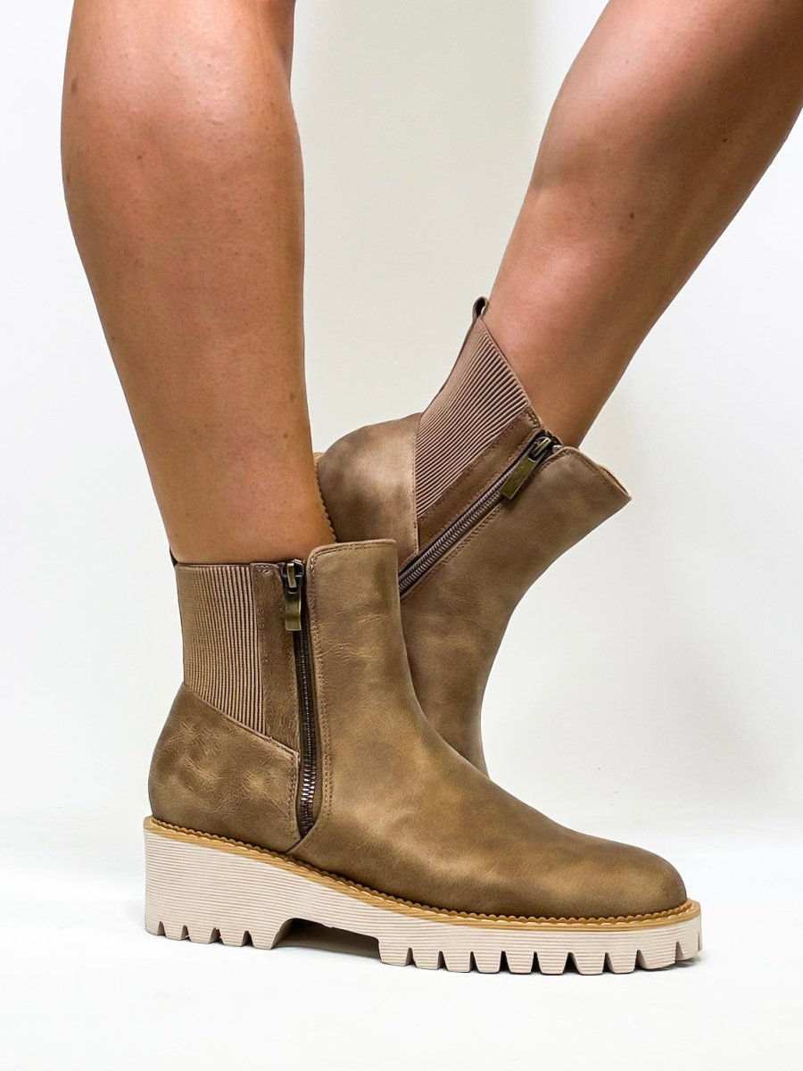 Corky's Taupe Take A Hike Boots - Macoma Boutique303 Mules & Boots