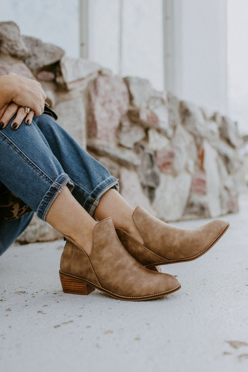 Corky's Taupe Vanish Boots - Macoma Boutique303 Mules & Boots