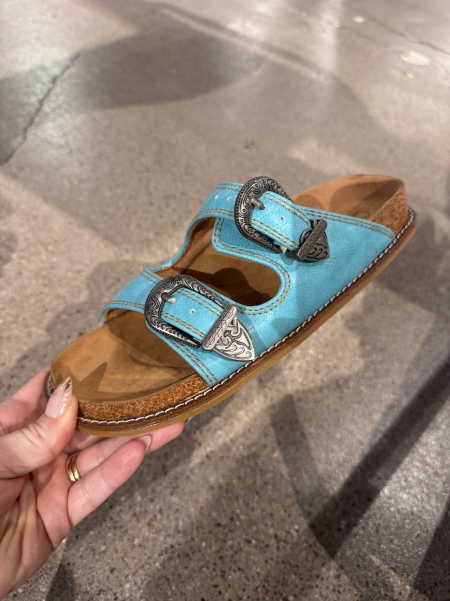 Corky's Teal Atta Girl Sandals - Macoma Boutique304 Sandals