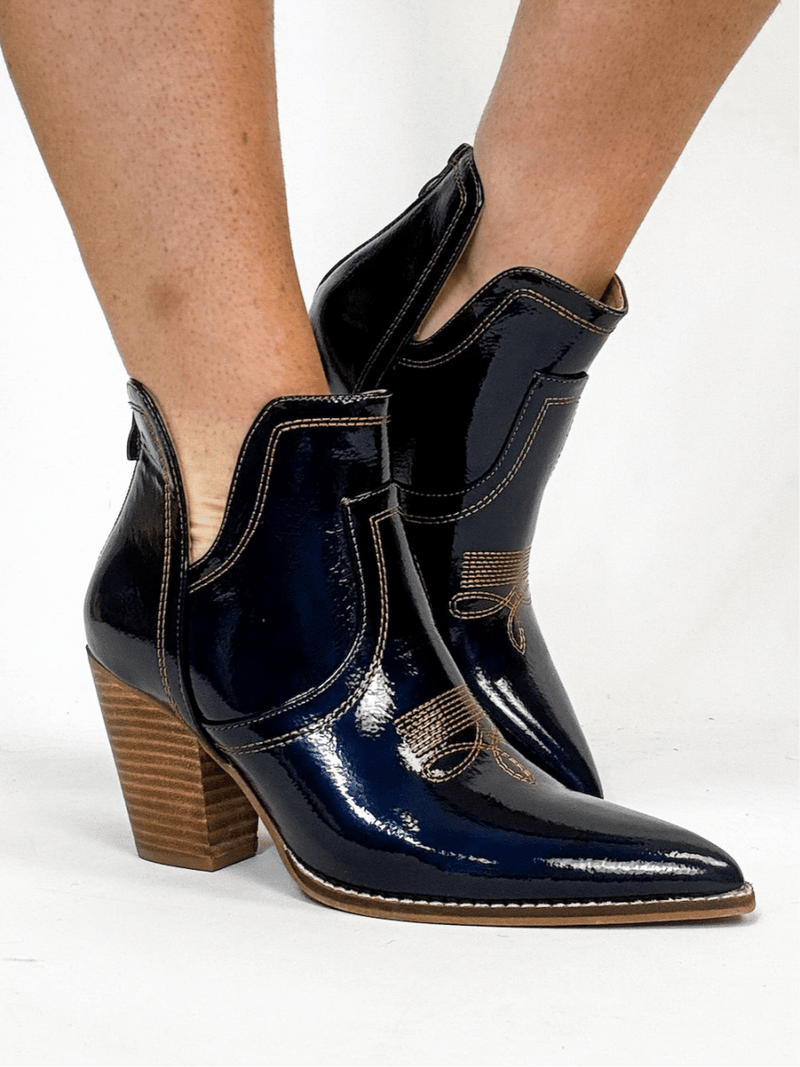 Corky's Teal Patent Smoke Show Boots