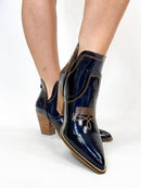 Corky's Teal Patent Smoke Show Boots - Macoma Boutique303 Mules & Boots