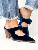 Corky's Teal Velvet Knot Gonna Happen Shoes - Macoma Boutique302 Wedges & Heels