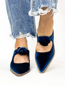 Corky's Teal Velvet Knot Gonna Happen Shoes - Macoma Boutique302 Wedges & Heels