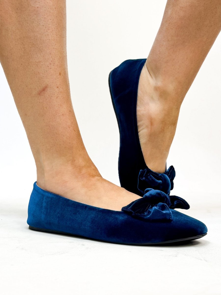 Corky's Teal Velvet Sugar Rush Flats - Macoma Boutique305 Flats