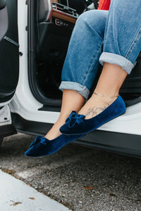 Corky's Teal Velvet Sugar Rush Flats