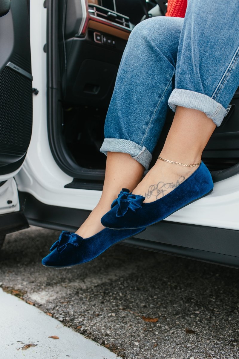 Corky's Teal Velvet Sugar Rush Flats