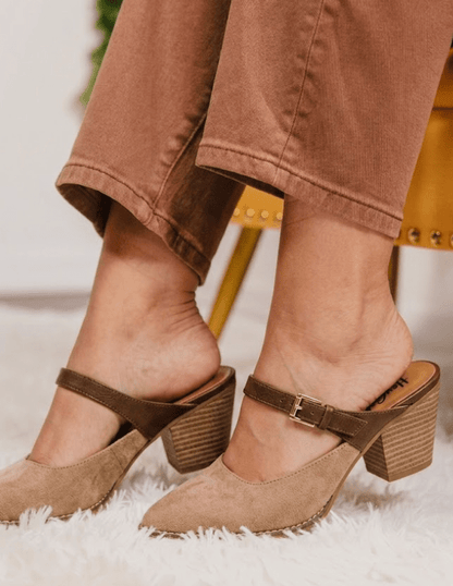 Corky's Tobacco Combo Sober Up Heels - Macoma Boutique302 Wedges & Heels
