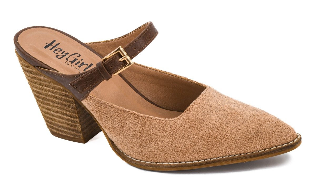 Corky's Tobacco Combo Sober Up Heels - Macoma Boutique302 Wedges & Heels