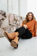 Corky's Tobacco Faux Suede Apple Sauced Boots - Macoma Boutique303 Mules & Boots