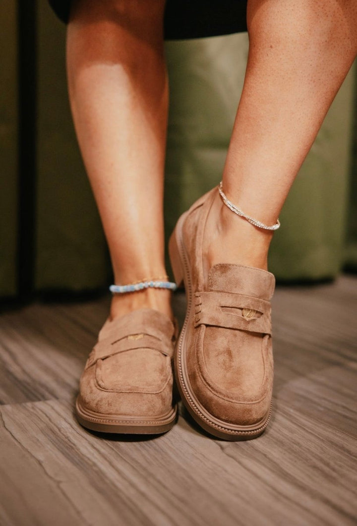 Corky's Tobacco Faux Suede Pretty Please Mules - Macoma Boutique303 Mules & Boots