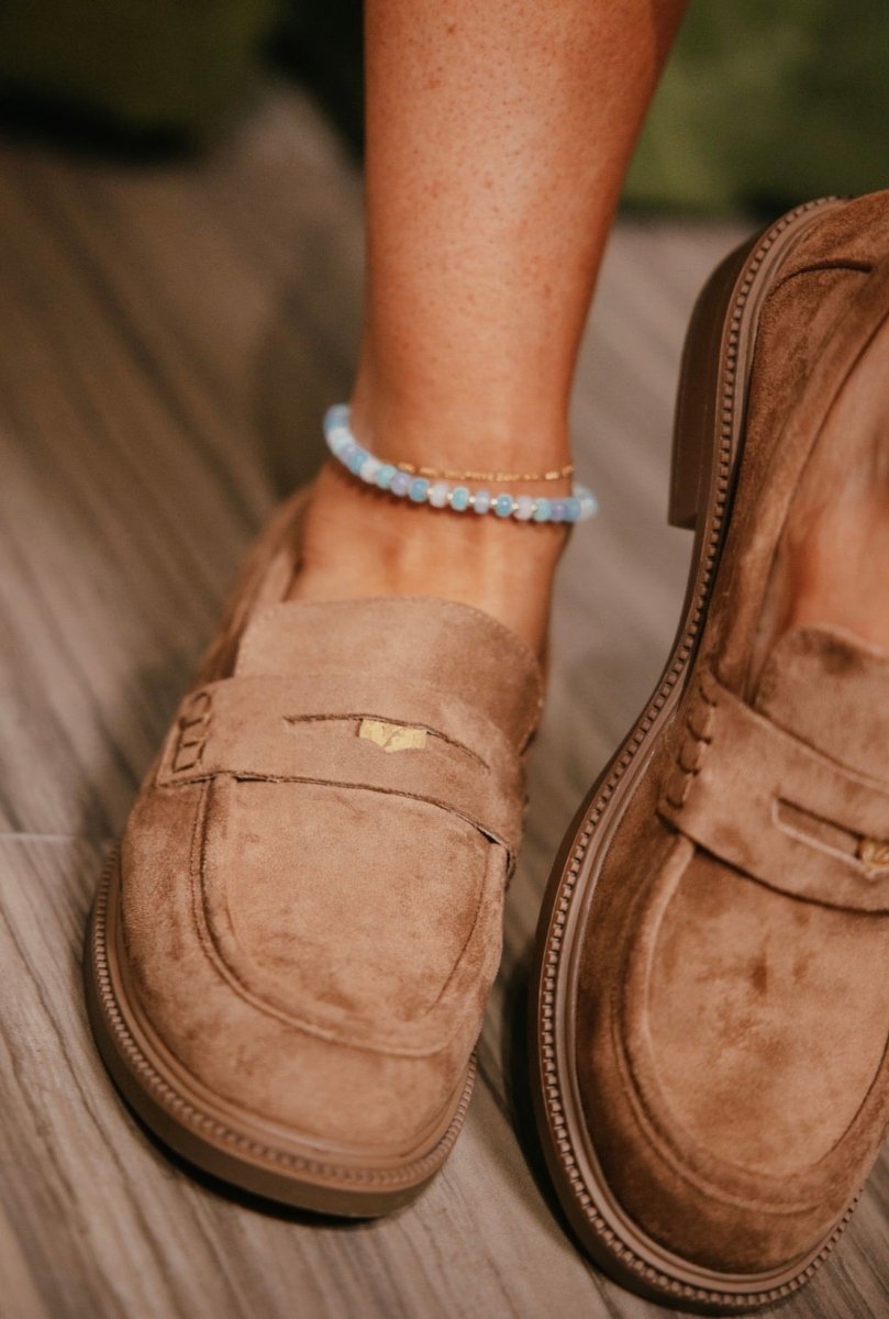Corky's Tobacco Faux Suede Pretty Please Mules - Macoma Boutique303 Mules & Boots
