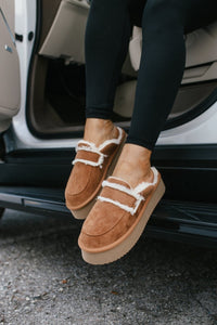 Corky's Tobacco Faux Suede Veg Out Shoes