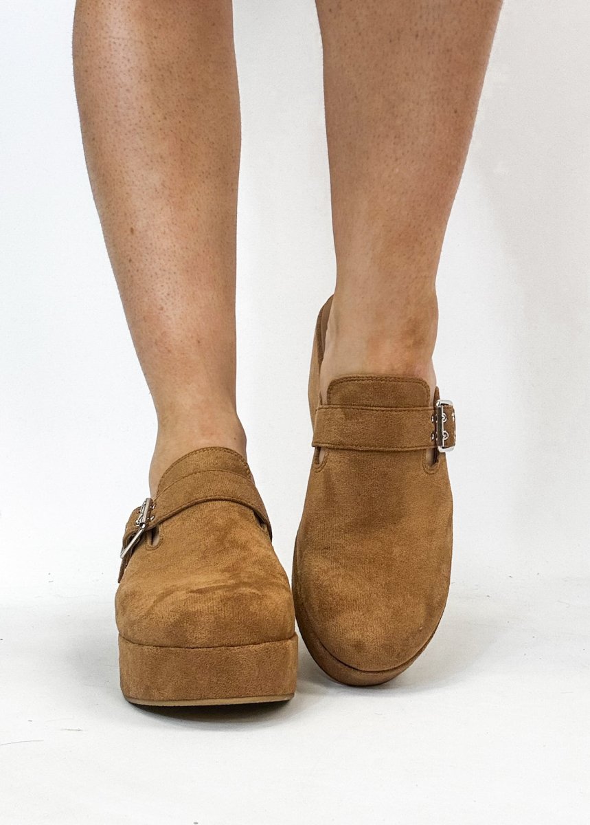 Corky's Tobacco Tell Me More Wedges - Macoma Boutique302 Wedges & Heels