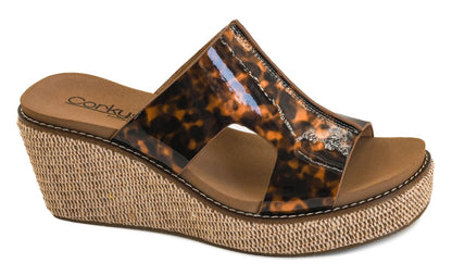 Corky's Tortoise Kiss N Tell Wedges - Macoma Boutique302 Wedges & Heels