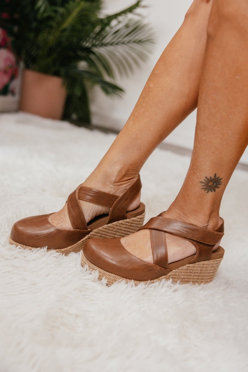 Corky's Walnut What's The Rush Wedges - Macoma Boutique302 Wedges & Heels