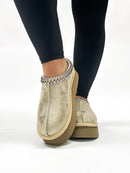 Corky's Washed Gold Metallic Pillow Talk Shoes - Macoma Boutique303 Mules & Boots