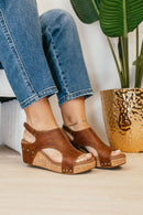 Corky's Whiskey Smooth Carley Wedge Sandals - Macoma Boutique302 Wedges & Heels