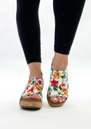 Corky's White Floral Carley Sandals - FINAL SALE - Macoma Boutique302 Wedges & Heels