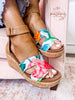 Corky's White Floral Rom Com Wedges FINAL SALE - Macoma Boutique302 Wedges & Heels