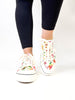 Corky's White Floral Waiting List Shoes FINAL SALE - Macoma Boutique301 Sneakers