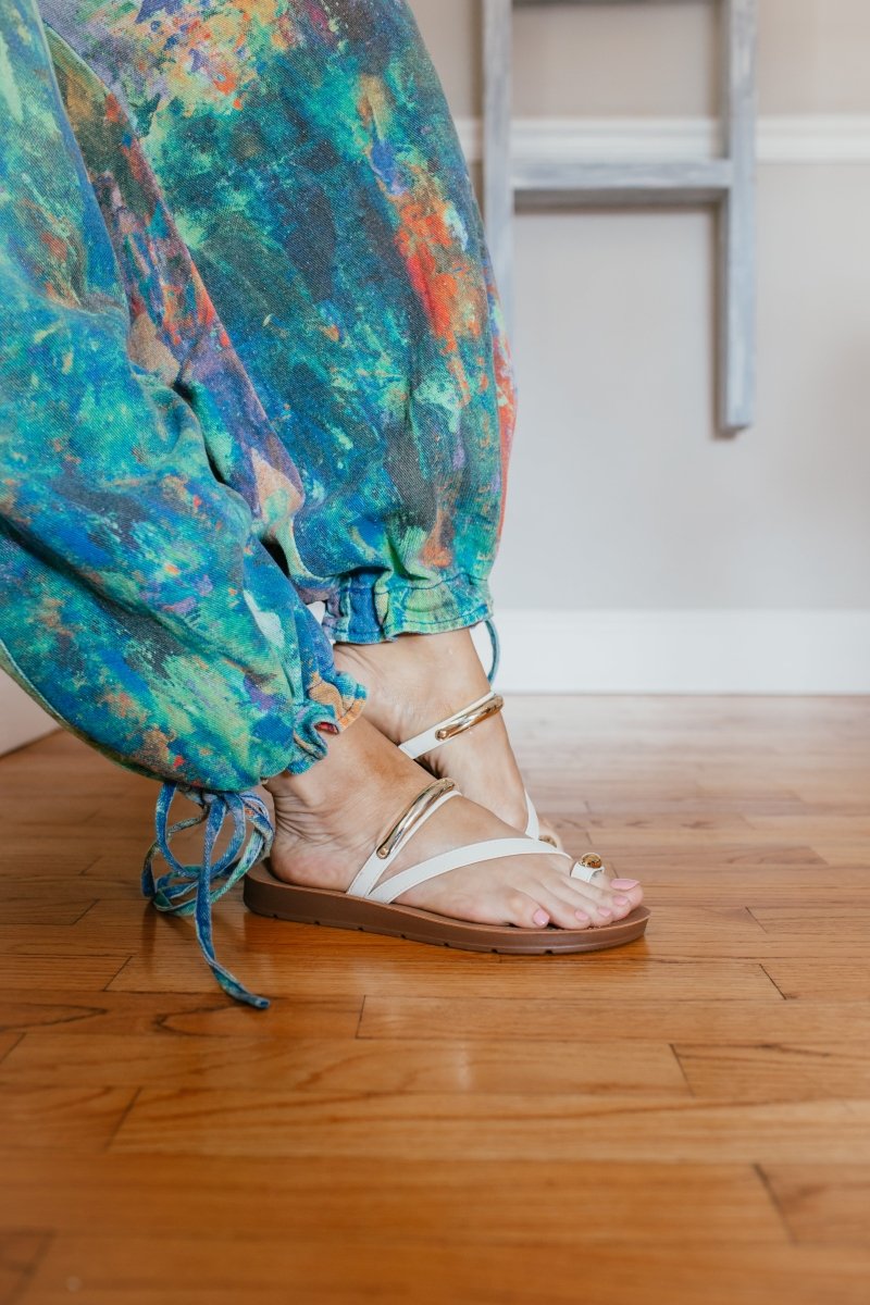 Corky's White Hit The Strip Sandals - Macoma Boutique305 Flats