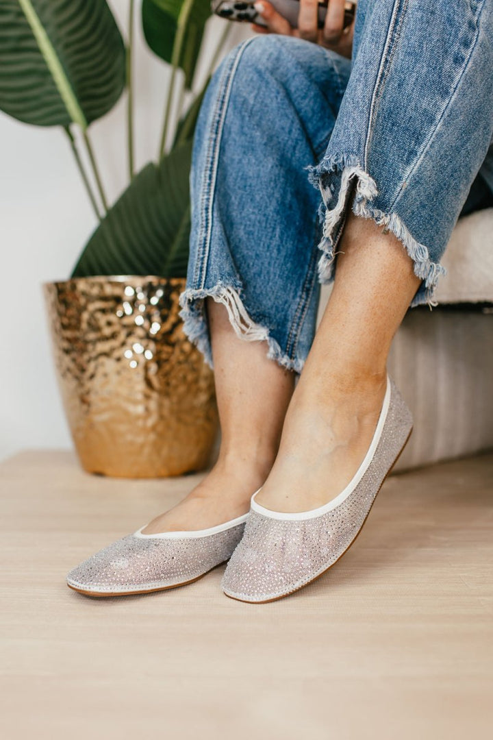 Corky's White It's A Vibe Flats - Macoma Boutique305 Flats