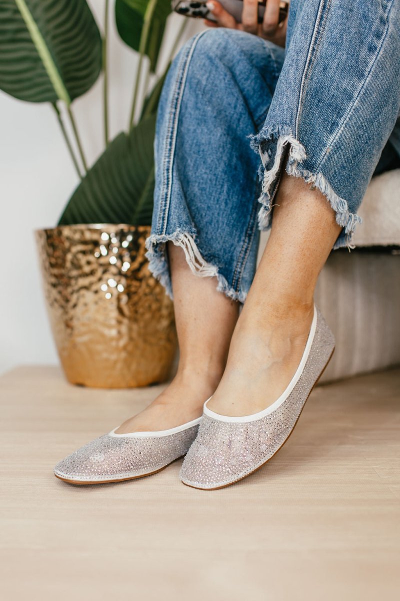 Corky's White It's A Vibe Flats - Macoma Boutique305 Flats