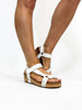 Corky's White Metallic Don't Tempt Me Sandals - Macoma Boutique302 Wedges & Heels