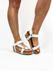 Corky's White Metallic Don't Tempt Me Sandals - Macoma Boutique302 Wedges & Heels