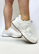 Corky's White No Prob Sneakers - Macoma Boutique301 Sneakers