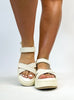 Corkys White Total Catch Sandals - FINAL SALE - Macoma Boutique304 Sandals