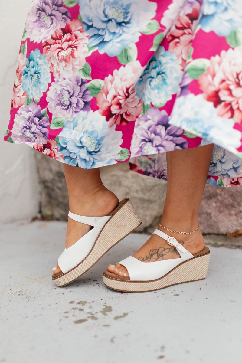 Corky's White Treat Yourself Wedges - Macoma Boutique302 Wedges & Heels