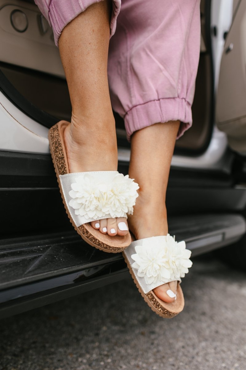 Corky's White Wild Child Sandals - Macoma Boutique304 Sandals
