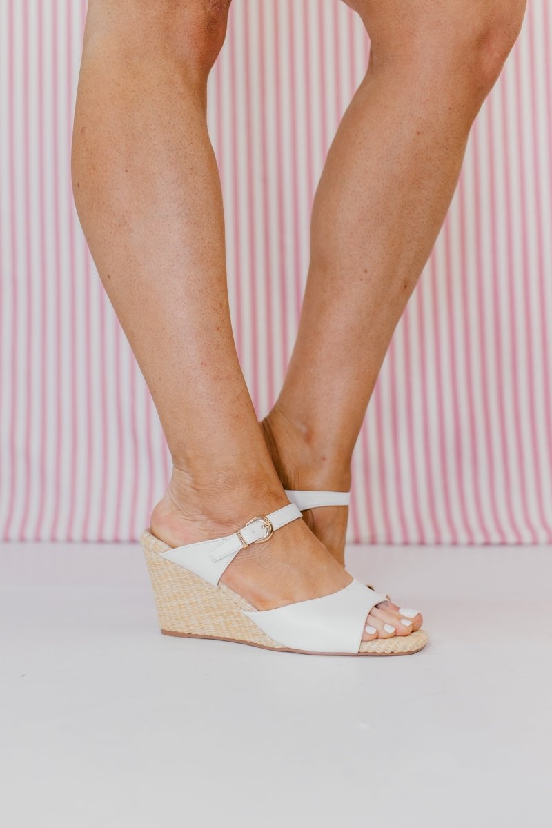 Corky's White Xoxo Wedges - Macoma Boutique302 Wedges & Heels